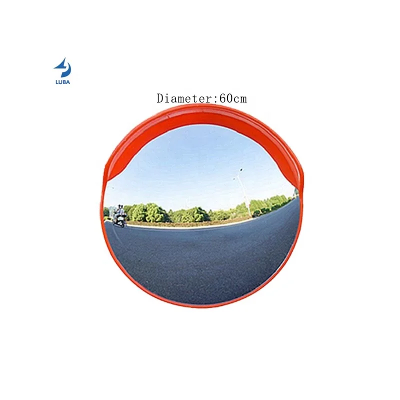 Высокое качество 60 см наружное 24-дюймовое отражающее выпуклое зеркало безопасности дорожного движения
