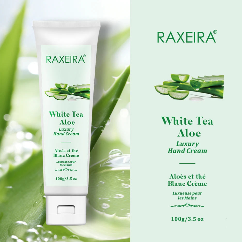 Custom Logo Antiperspirant Hand Lotion Custom Logo Hand Cream White Tea  Aloe Private Label Natural Moisturizing Hand Cream