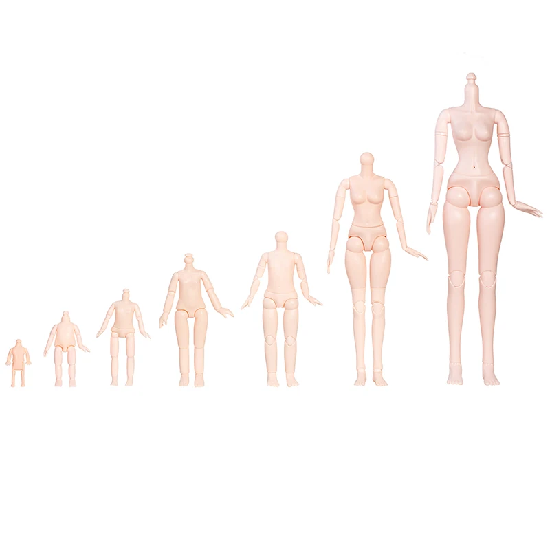 Factory Make Custom Ball Jointed Plastic Doll Bodies,1/3 1/4 Bjd Doll Accessories 9 Inch Naked Ball Jointed Doll Body