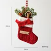 Red bow decorative socks/43g