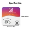 Instagram square card