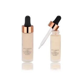 15ml 20ml clear Serum Glass Bottle Luxury Cosmetic Packaging for Essential Oil Bottle