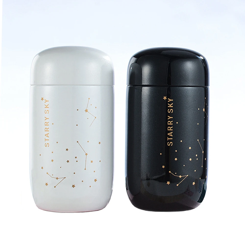 Thermos Bottle Starry Sky Insulated Mini 304 Stainless Steel 