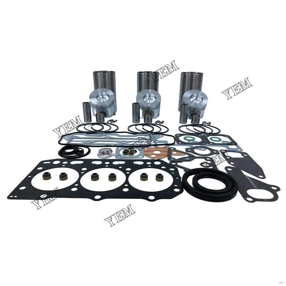 3TNE88 Rebuild Kit With Piston Ring Liner Gaskets for Yanmar