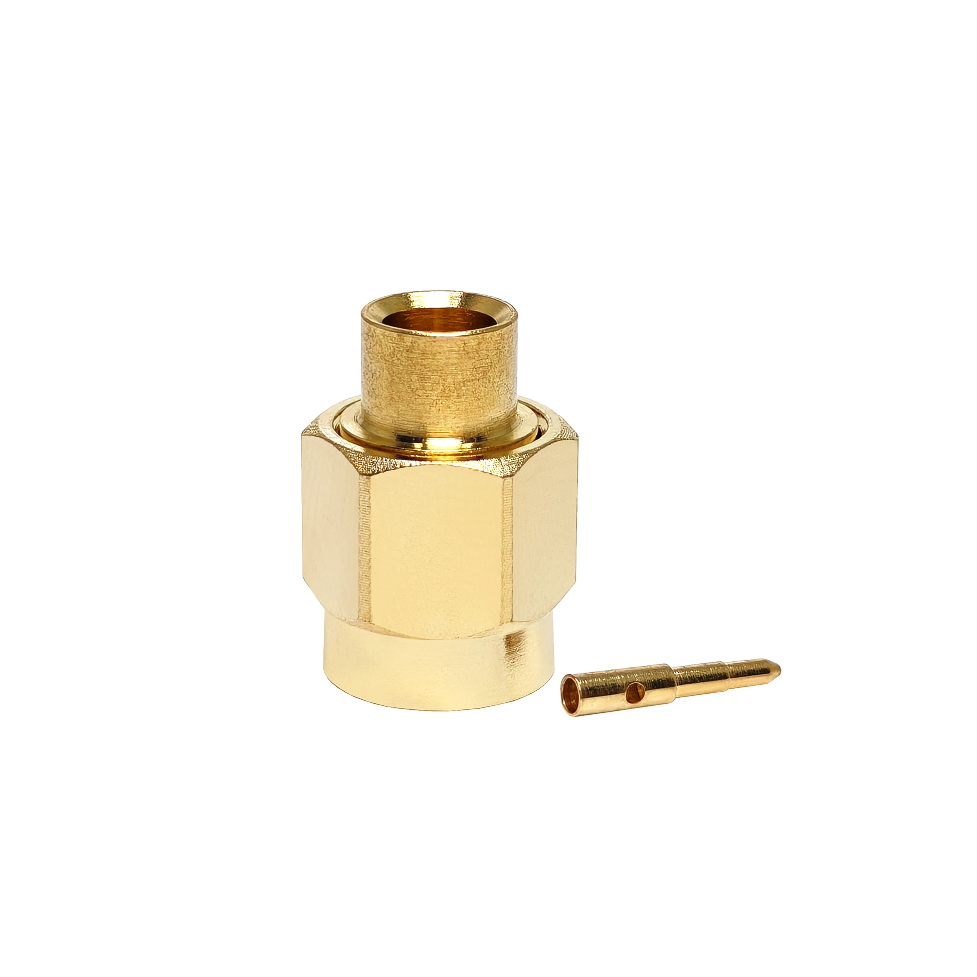 Factory Price SMA Male Plug Crimp Soldering for RG402 0.141