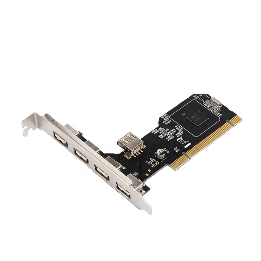 4+1 Port Usb 2.0 Pci Card Expansion Controller Adapter Card Buy 4+1