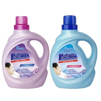 Free Sample 2 liter bottle of Gentle Formula Skin-friendly Good Smell Soft Clothing Liquid Detergent Fabric Softener