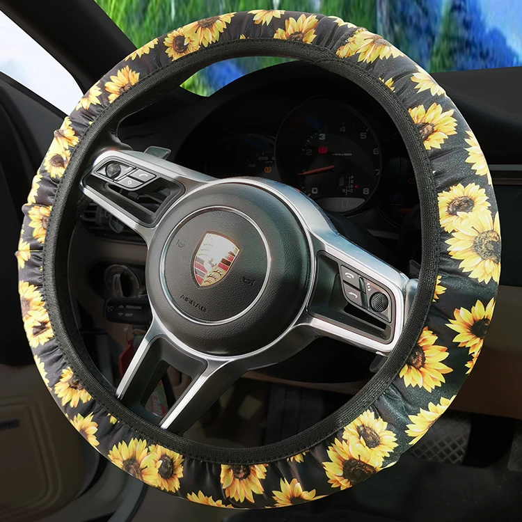 Free Sample RTS OEM Neoprene Steering Wheel Cover, Neoprene Wheel Cover,Neoprene Car Steering Wheel Cover