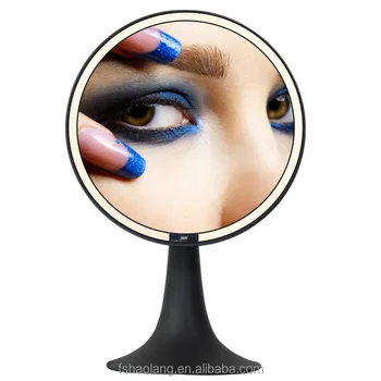 High Definition Round Tabletop Desk Led LightedDressing Circle Mirror Large Makeup Vanity Mirror