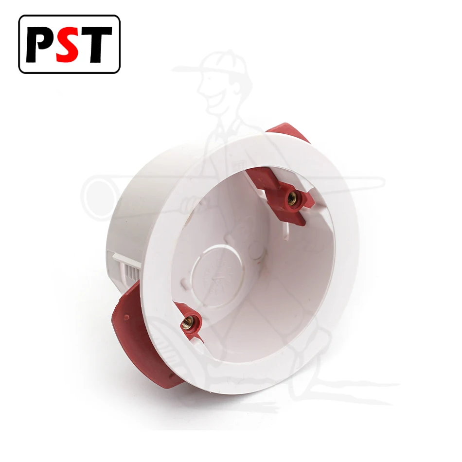 Circular 35mm Deep PVC Dry Lining Knockout Box