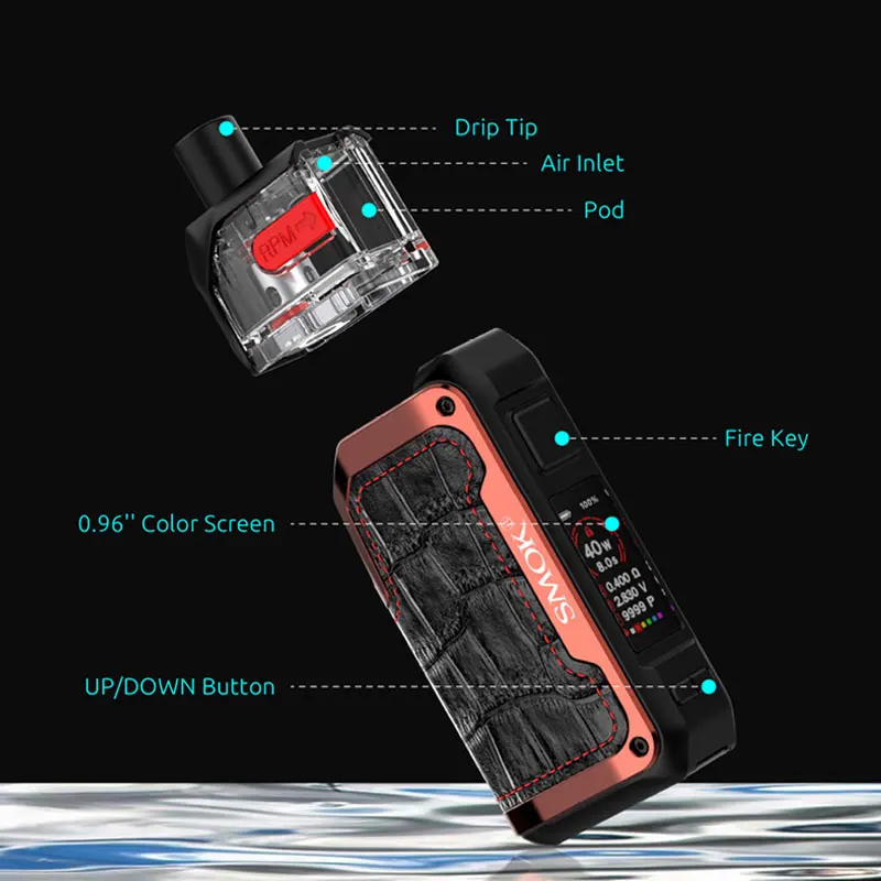 Набор SMOK ALIKE Pod, стартовый набор 40 Вт, 1600 мАч