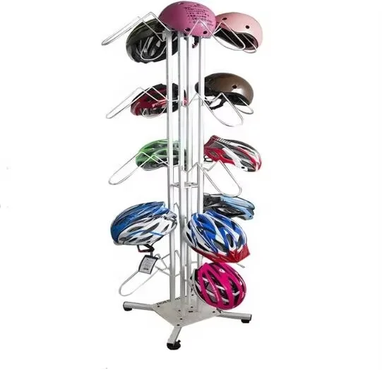 自転車用金属ディスプレイスタンド 自転車用ヘルメット/展示用ヘルメットディスプレイラック用