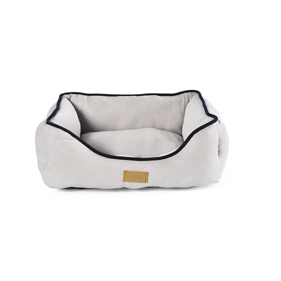 Petstar Hot Sale Custom Logo Large Dog Beds Rectangle Puppy Pet Bed