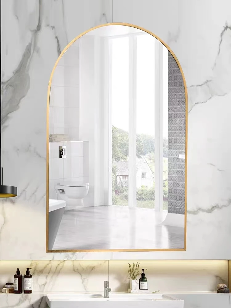 product berserk arch floor home decor arched mirrors full length aluminum arch framed wall full length mirror-1