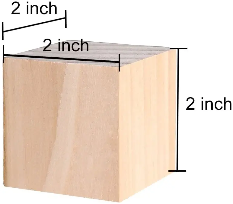 Tailai 2 Inch Diy Solid Wood Craft Blocks Carving Unfinished Wood Block For  Puzzle Games - Buy Unfinished Wood Block,Wood Blocks,Wooden Building