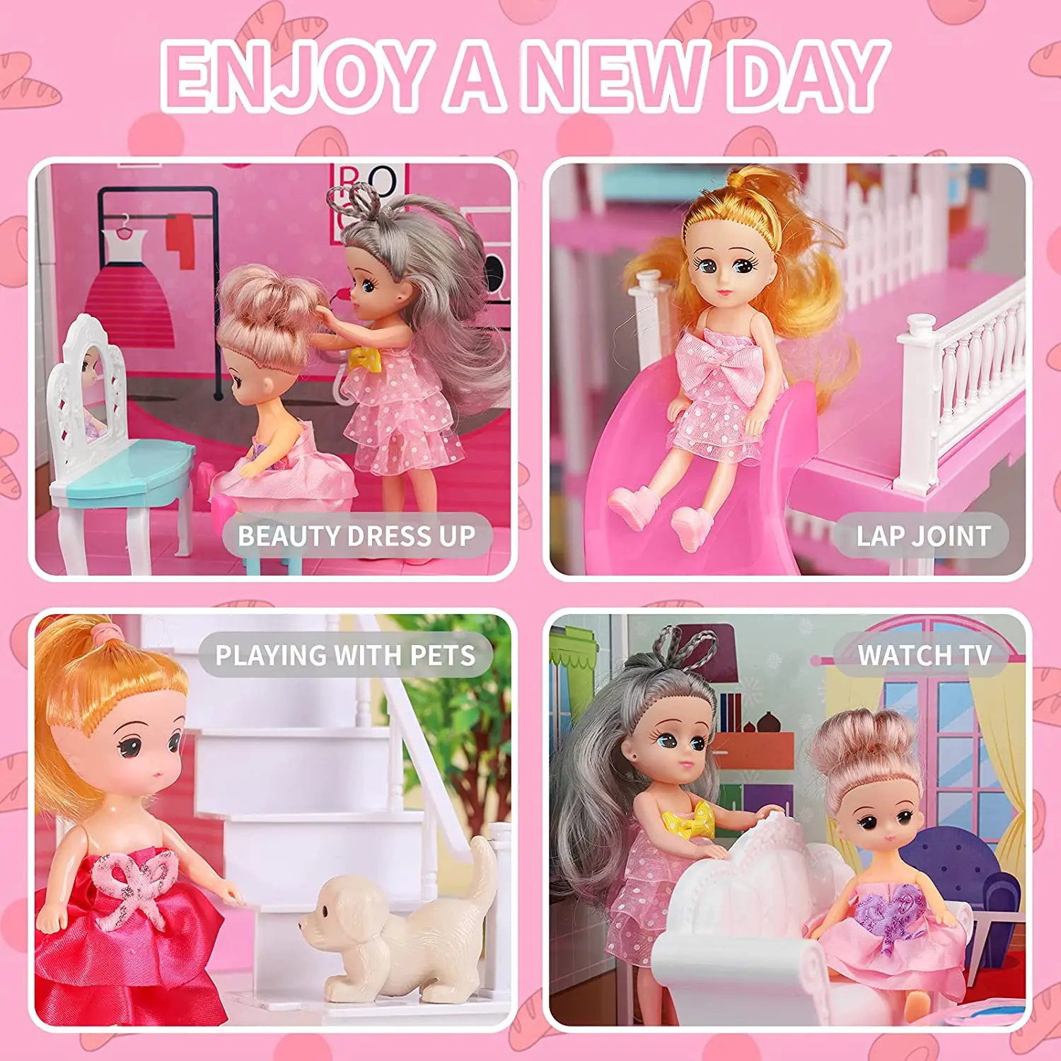 Barbie - Casa dei Sogni di Barbie, playset casa delle bambole con
