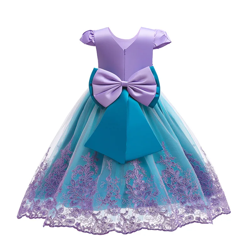 knee length dresses for ladies BT2187 Mermaid Magic Party Dress for Little Stars   BabyTeen Fashion