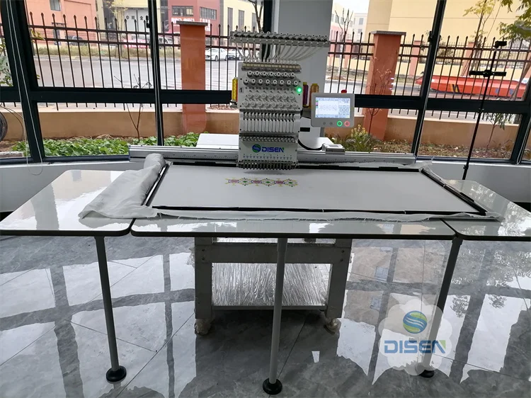 Dahao Home Use Computerized Small Auto Fareming Embroidery Machine New 1head Embroidery Machine 9 Color