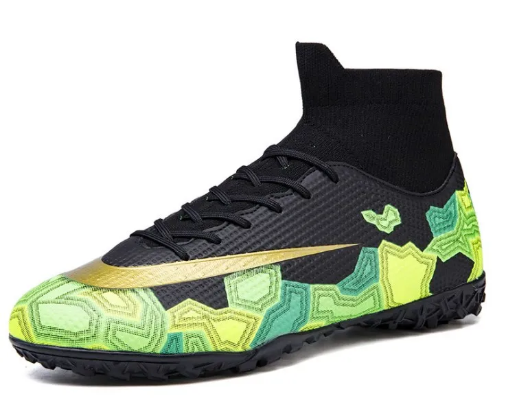 Высококачественная футбольная обувь, мужские атлетические низкие шипованные противоскользящие футбольные бутсы, тренировочная футбольная обувь
