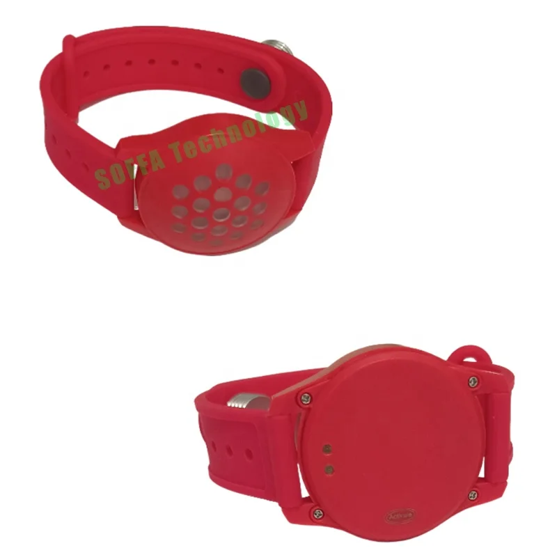 Vibrating Wrist Band Waterproof Charging Hours Timer Bracelet Swimming Pool Time Management Led Wristbands Timer for Amusement