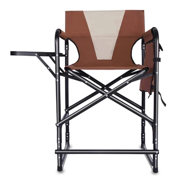 Amazon Folding Lightweight Aluminum Frame Camping Tall Directors Chair