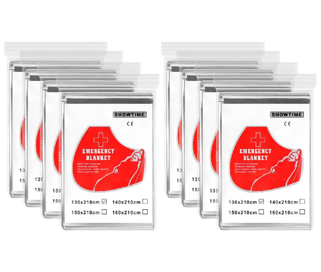 Firstime Folding 210x160cm First Aid Life Saving Survival Rescue Lander  Keep Warm Emergency Blankets Folding Thermal Blanket