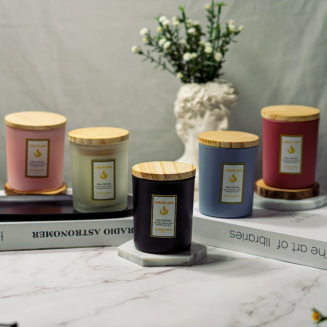Wholesale Glass Jar Private Label Candles Soy Wax Scent Candle Scented