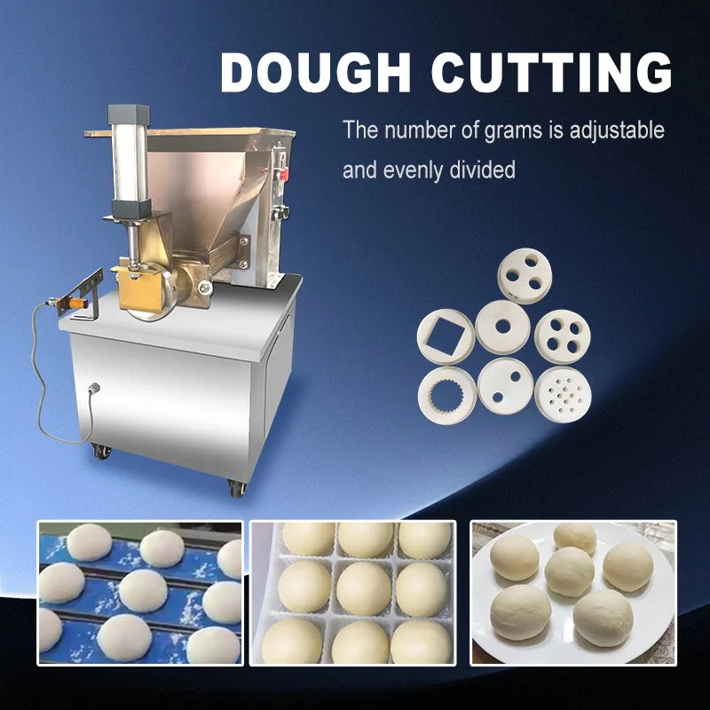 Bakery Cut 1-250g Trade Roller Eberhardt Volumetric Machine Industrial Divider Table Top Dough Rounder Pizza