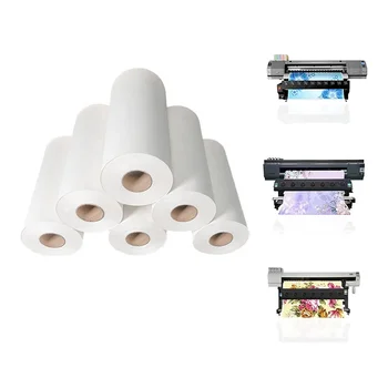 Multiple Specifications Roll Opaque Heat Transfer Paper For Inkjet Sublimation Printer