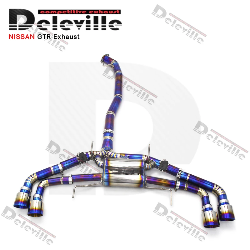 High Quality Titanium Exhaust Pipes for Nissan GTR R34 R35