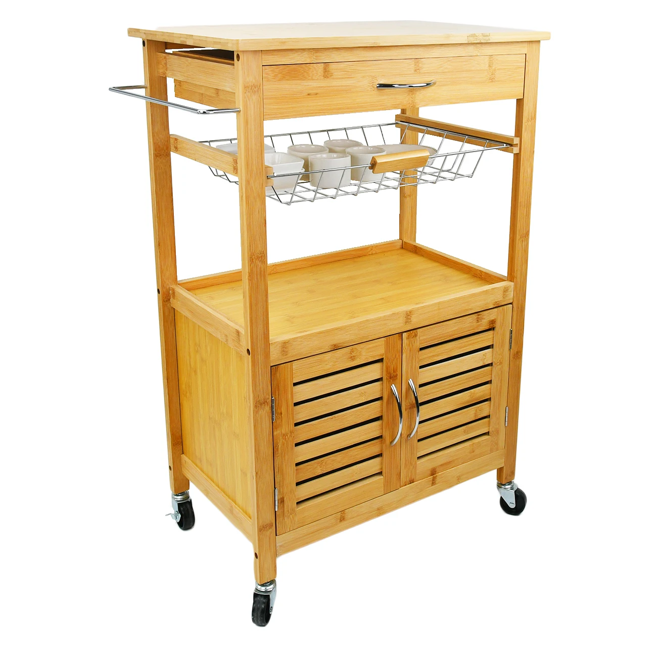 Большой шкаф для хранения 3 яруса кружевных бамбуковый сервировочный утилита прокатки остров корзина Кухонная Тележка на колесиках дома