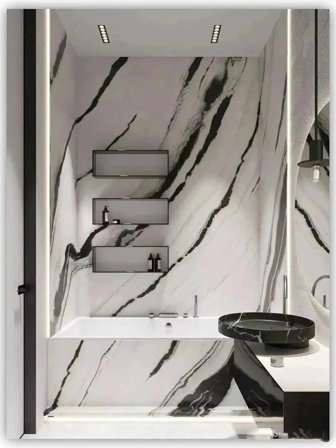product panda white marble slab polished modern natural marble tiles dining kitchen living room stairs tiles bathroom floor countertops-4
