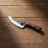 Cuchillo de carnicero negro de 5.5 pulgadas
