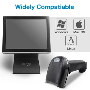 NETUM Cheap Handheld Wired 1D Bar Code Reader Barcode Scanner for Receipt Cash Register Store F5