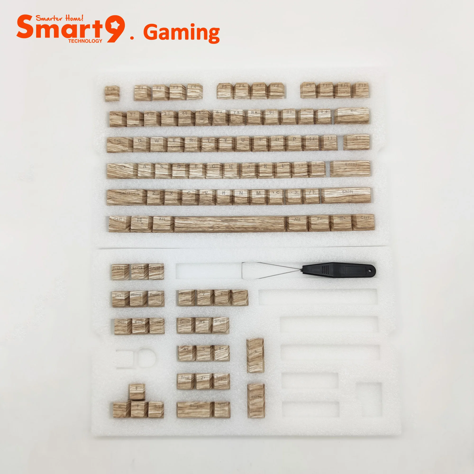 Smart9 Laptop Keycaps Water Print Keycaps Detachable Panel Key Line Separation  Full Key Backlight Without Impact