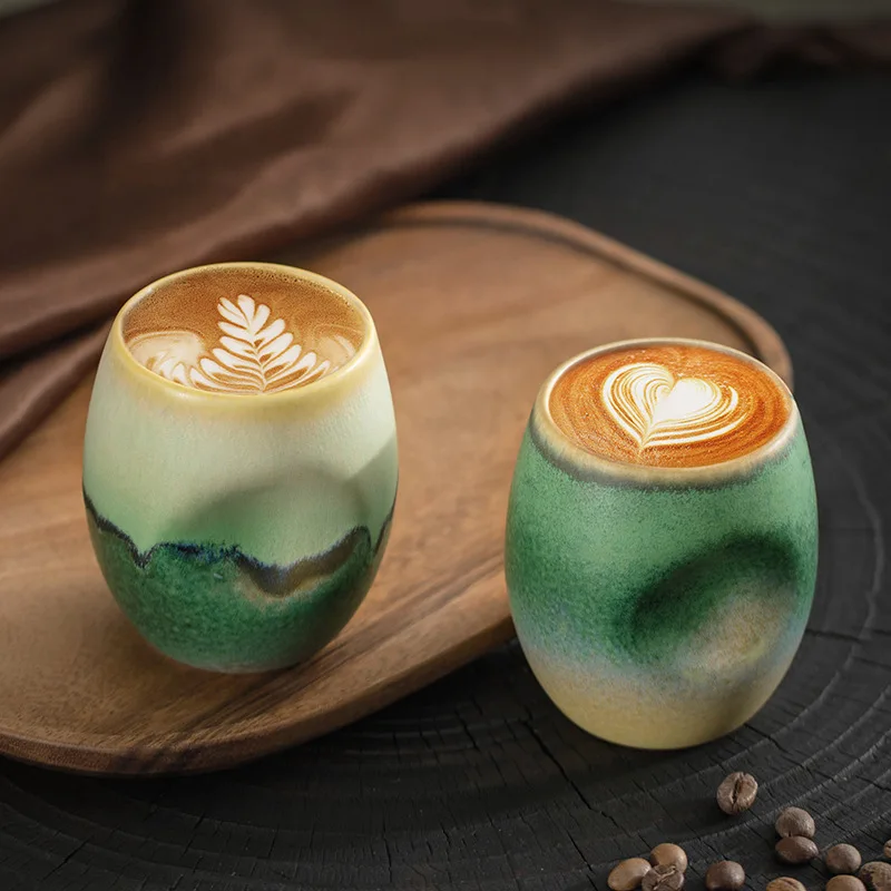 New Arrivals 230ml Japanese Style Pottery Tea Coffee Cup Arabic Coffee Cups  Ceramic Turkish Cup Mug