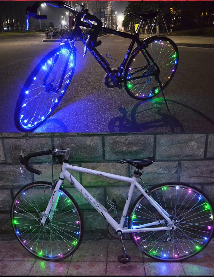 New Image Cycling Spoke Bike Lighting Bicycle Accessories 2m 20 Led ...
