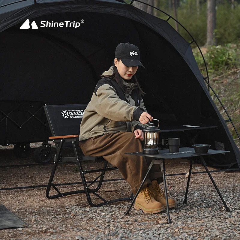 ShineTrip屋外折りたたみ椅子絶妙なキャンプ戦術風超軽量