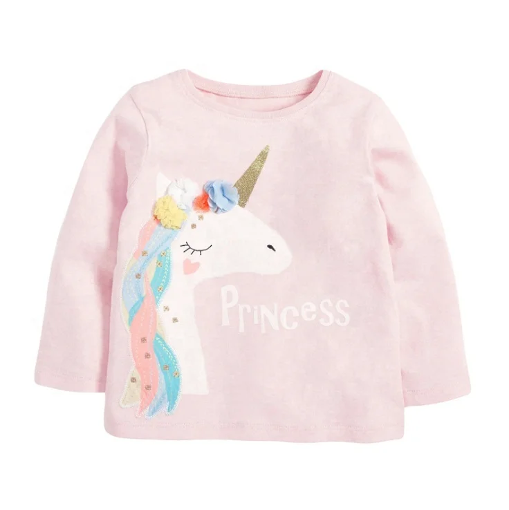 Shirts Custom Baby Cartoon Unicorn 