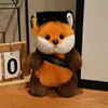 Fox with Graduation Sash