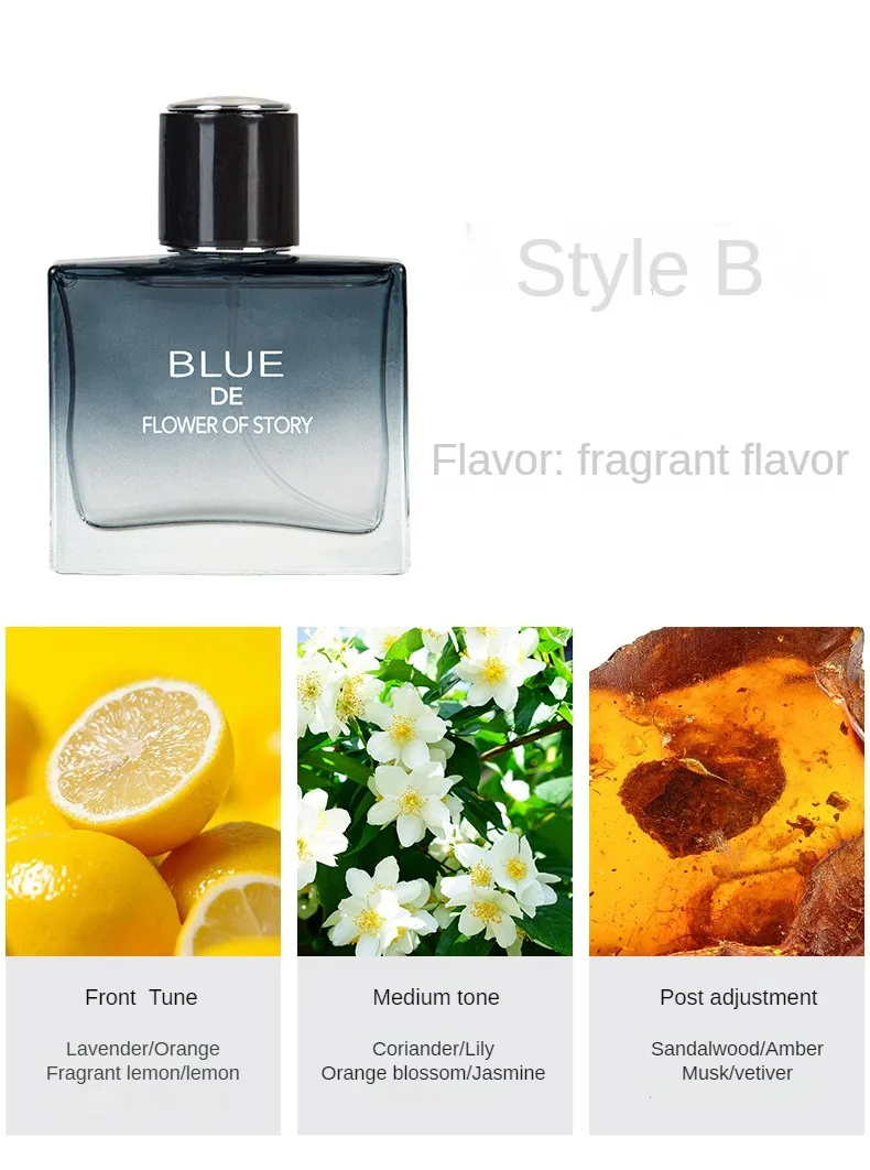 Wholesale Cologne Fragrance Fresh And Long Lasting Eau De Toilette Azure Perfume For Men Buy