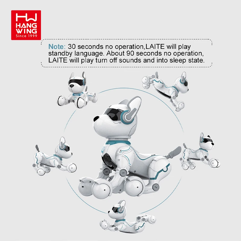 
 Игрушки Робот собака свет для детей умный развивающий умный Rc электронный пульт дистанционного управления танцы для детей giocattolo игрушка Роботы  