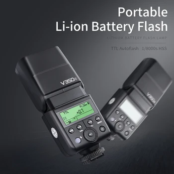 Godox V350C V350N V350S V350F V350O TTL HSS 1/8000s Camera Speedlite Flash with X2T Trigger detail image