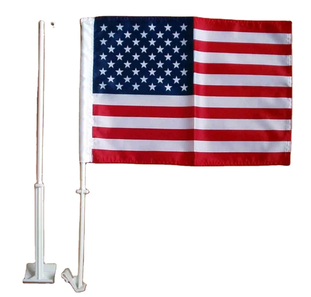 Customized Polyester National Flag Car Window American Flag