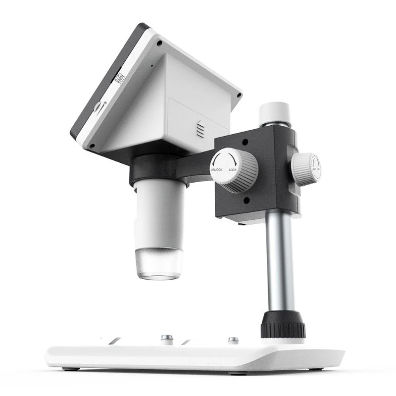 1000x Portable Hd Digital Microscope With 4.3 Inch Lcd Screen