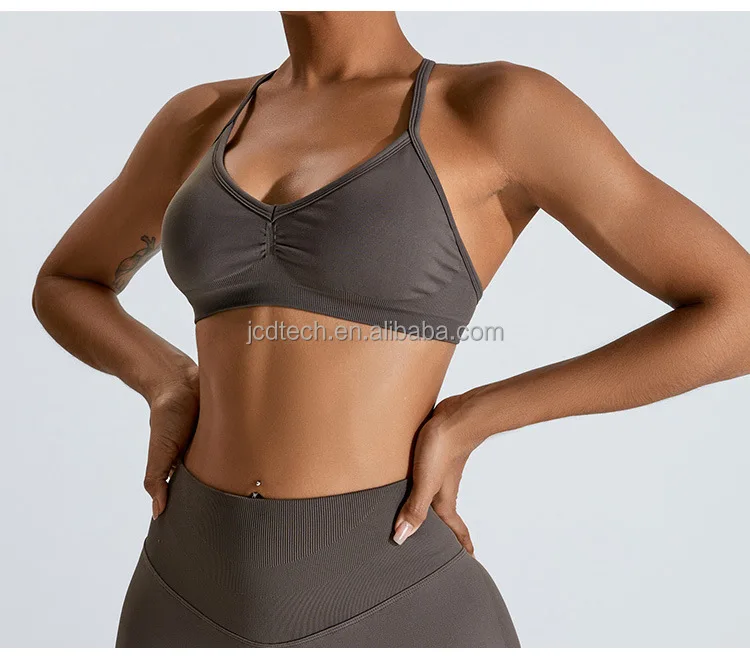 Halter Tight Back Yoga Bra For Women