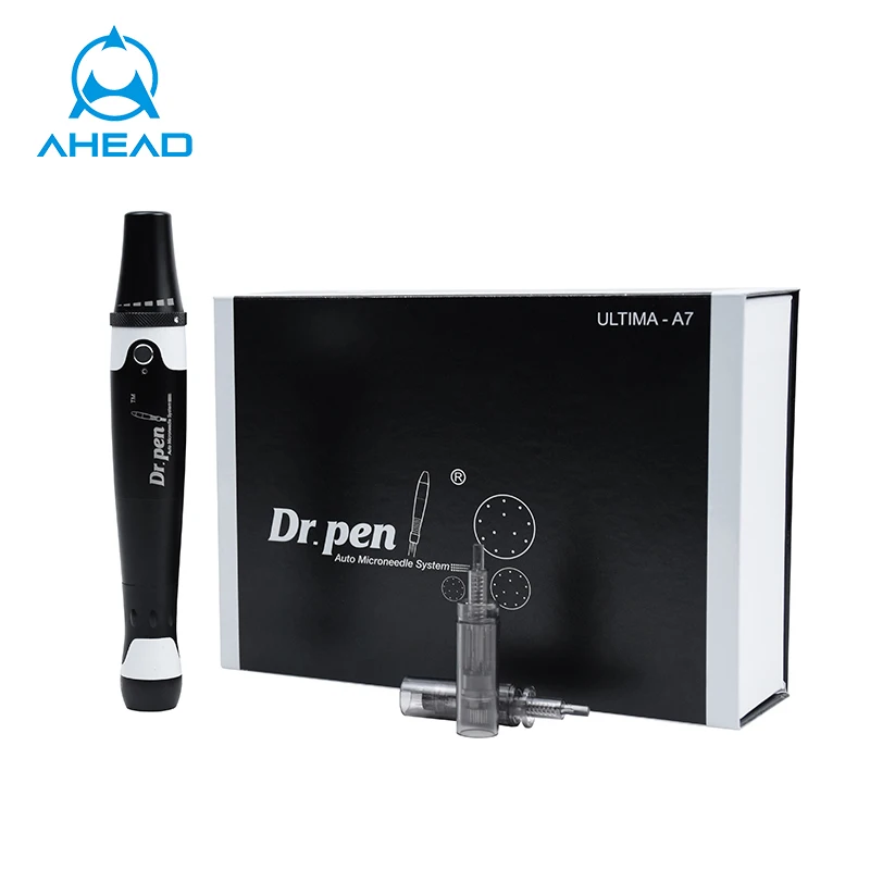 Косметическое оборудование высокого качества Dr pen Derma pen Kit проводной черный Drpen A7 против морщин MTS Dermapen для ухода за лицом, глазами и телом