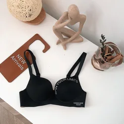 Women Underwear Young Girl Comfort Seamless Solid Color Push up Girl Sexy  Bra Top