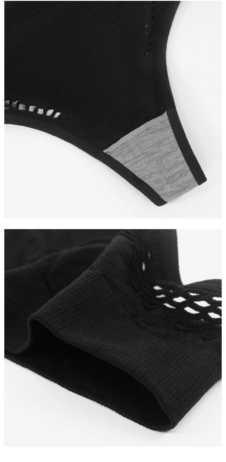 Wholesale Cheap Price Women Sexy Panties Ladies Grid Hollow Out