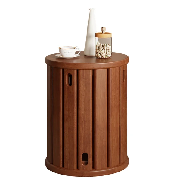Home Stacked and Solid Wood Stackable Round Stools New Chinese Style Small Low Stools Kitchen Dining Room Small Stools